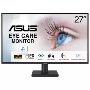 &divide; Monitor 27" dp hdmi vga asus va27aq fhd 100hz 1ms ips altavoz negro