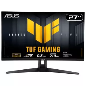 &divide; Monitor 27" dp hdmi asus tuf gaming vg27aq5a ips qhd 210hz 0.3ms altavoz negro