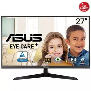&divide; Monitor 27" dp hdmi asus vy27uq ips 4k 60hz 5ms altavoz negro
