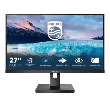 &divide; Monitor 27" dp hdmi dvi-d vga philips 272s1ae fhd 75hz 4ms altavoz negro