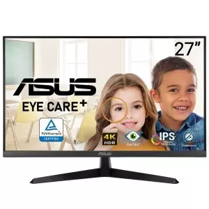 &divide; Monitor 27" dp hdmi asus vy27uq ips 4k 60hz 5ms altavoz negro