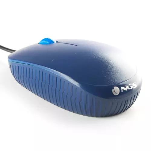 &divide; Mouse ngs flame blue optico con cable