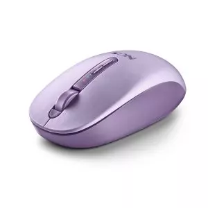 &divide; Mouse ngs wireless fog dual purple bluetooth 5.2 2.4ghz multidispositivo 1600dpi silencioso morado