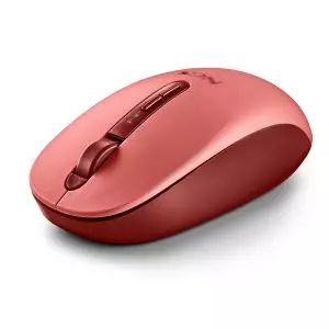 &divide; Mouse ngs wireless fog dual red bluetooth 5.2 2.4ghz multidispositivo 1600dpi silencioso color rojo