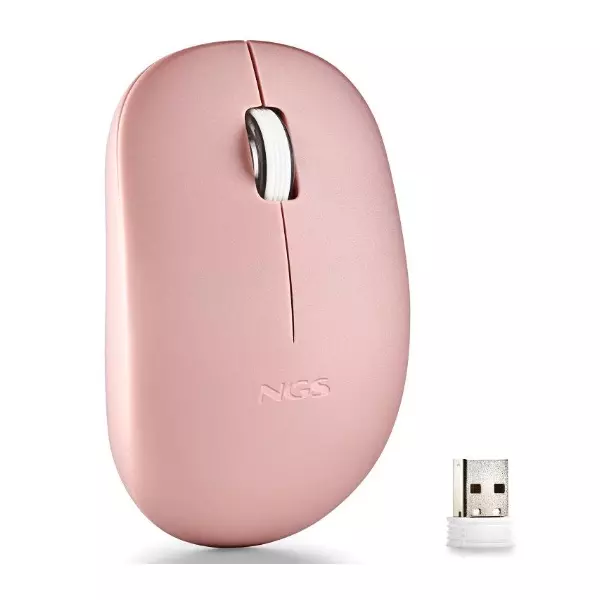 &divide; Mouse ngs wireless fog pro rosa 1000dpi 2 botones nano receptor 2.4ghz