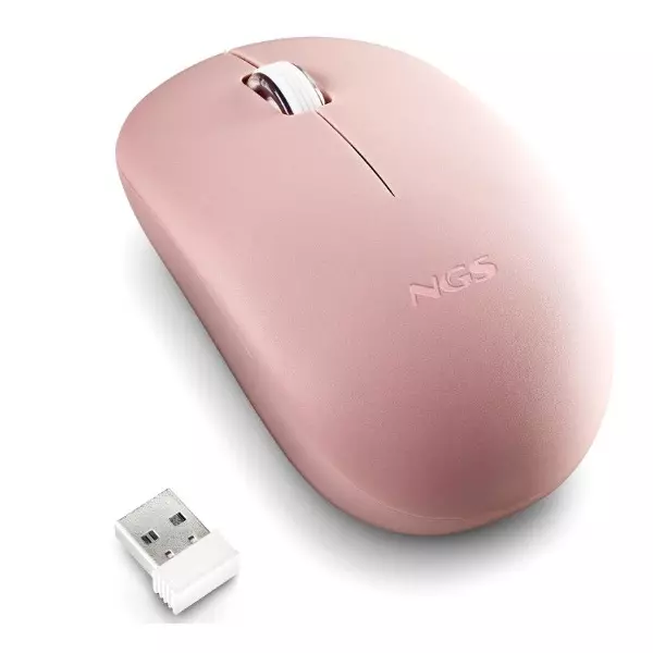&divide; Mouse ngs wireless fog pro rosa 1000dpi 2 botones nano receptor 2.4ghz