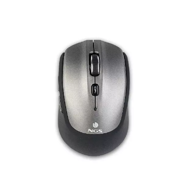 &divide; Mouse ngs wireless y bluetooth frizz 1000/1600 dpi con 5 botones color plata/negro
