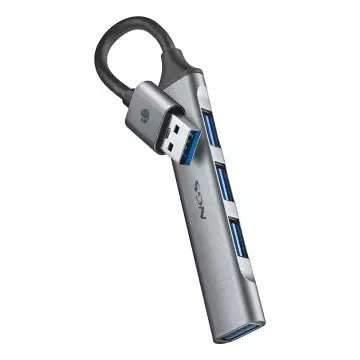 &divide; Hub usb ngs ihub4micro un usb 3,2 gen1 y 3 usb3,2 cable 100mm