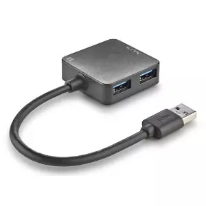 &divide; Hub  usb 3.0 ngs ihub tiny 3.0 4xusb-a cable integrado color negro