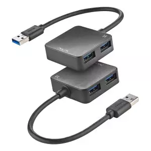 &divide; Hub  usb 3.0 ngs ihub tiny 3.0 4xusb-a cable integrado color negro