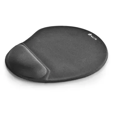 &divide; Alfombrilla ngs kilimgel egonomica con soporte para la mu?eca base antideslizante  negra