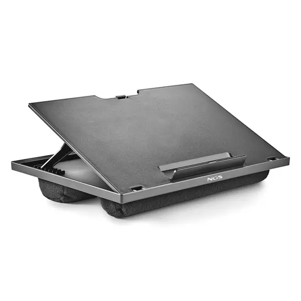 &divide; Soporte de portatil ngs lapnest hasta 15,6" con base acolchada