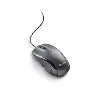 &divide; Mouse ngs musk laser con cable de 1200 dpi usb ambidiestros negro