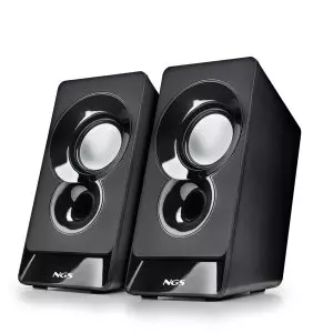 &divide; Altavoces 2.0 ngs sb210 alimentacion usb jack 3.5mm 12w control de volumen color negro