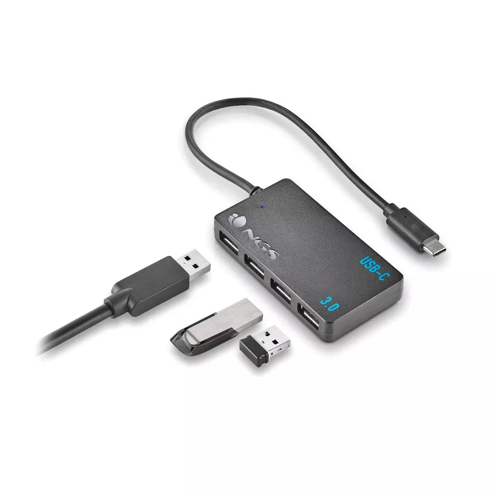 &divide; Hub usb-c ngs wonderihub4 a 4xusb-a 3.0