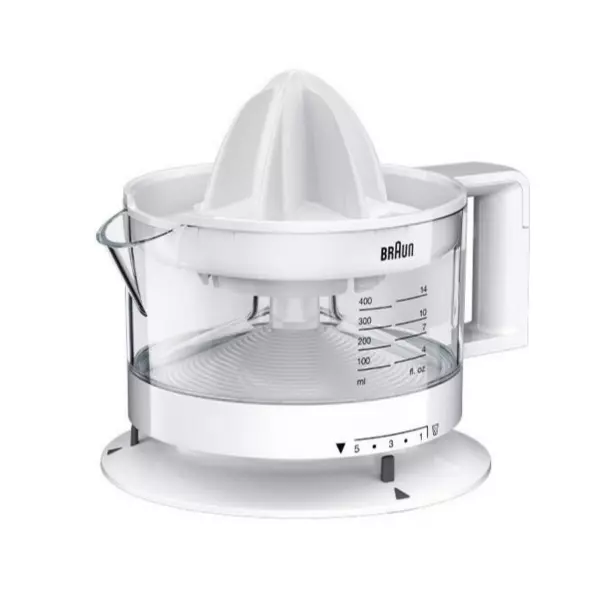 &divide; Exprimidor braun tribute collection cj3000wh 20w vaso 0.35l regulador de p ulpa apto lavavajillas