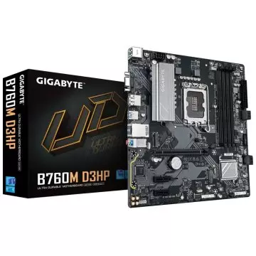 &divide; Pb gigabyte b760m d3hp m-atx skt 1700 4xddr5 5600mhz dp hdmi vga lan 2xm.2 1xusb-c