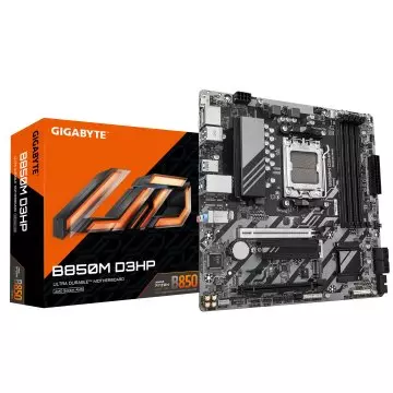&divide; Pb microatx gigabyte b850m d3hp am5 4xddr5 2xm.2 pcie 5.0 lan 2.5g dp hdmi