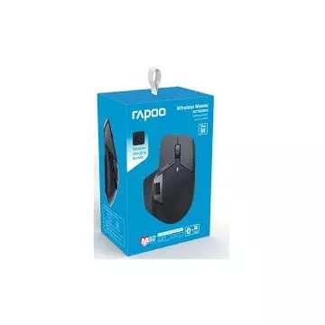&divide; Mouse rapoo wireless y bluetooth mt760lw 2.4g ghz bt 4.0 10 botones 4000 ppp carga inalambrica