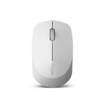 &divide; Mouse rapoo wireless y bluetooth m100 silent 2.4g ghz bt 4.0 usb 3.0 3 botones 1300 ppp gris claro