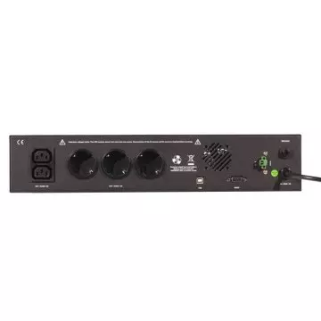 &divide; Sai riello i-dialog rack 60 - 600va / 360 w offline 3 x shucko + 2 iec