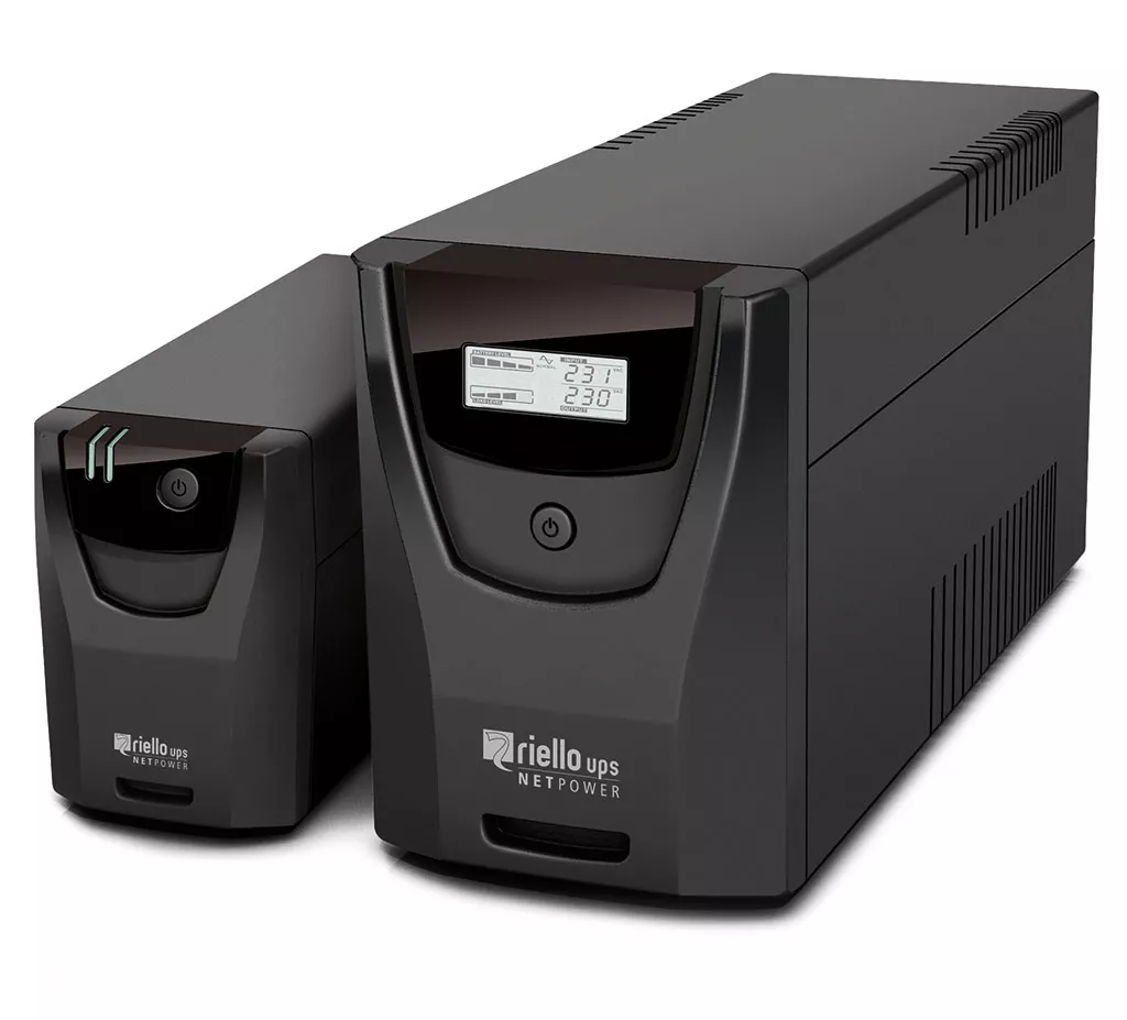 &divide; Sai riello net power - npw 1000de va / 600w - 10` line interactive 4 x shucko