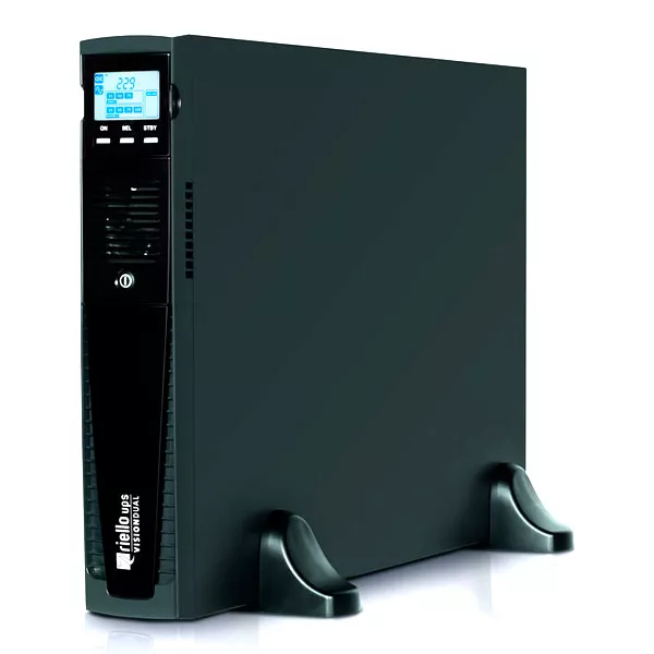 &divide; Sai riello vision dual 3000 3000va 2700w line-interactive 8xiec 1xc19 usb lcd rack/torre