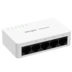 &divide; Switch no gestionable ruijie rg-es05g-l 5xrj45 10/100/1000mbps sobremesa no rack
