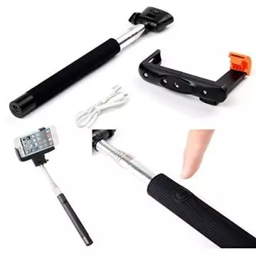 &divide; Palo selfie k07 bluetooth, tripode, longitud 70cm, compatible android, ios