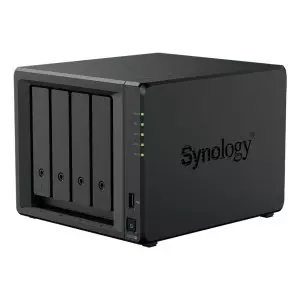 &divide; Servidor nas synology ds925+ 4 bahias  raid jbod 0,1,5,6,10 - 4gb ram