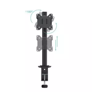 &divide; Soporte de mesa tooq db1130tn-b para 1 pantalla hasta 32" 10kg vesa 100x100 inclinable color negro