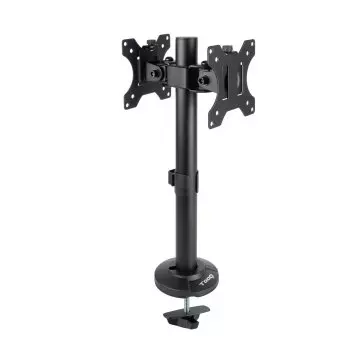 &divide; Soporte de mesa tooq db1132tn-b para 2 pantallas 17"-32" gira e inclina color negro