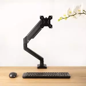 &divide; Soporte de mesa tooq db1334tnr-b 13"-34" max 10kg vesa max. 100/100 giratorio e inclinable negro