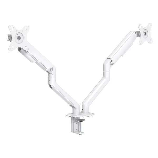 &divide; Soporte de mesa tooq db4132tnr-w para 2 pantallas 17-32" max 9kg/brazo vesa max. 100x100 blanco