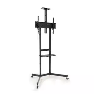 &divide; Soporte de suelo con ruedas tooq fs1151m-b pantallas de 37" - 70" max 70kg vesa max. 600x400 bandeja