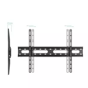 &divide; Soporte de pared fijo tooq lp1082f-b pantalla 37-80" max. 45kg vesa max. 600x400 nivel negro