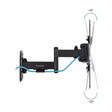 &divide; Soporte de pared tooq lp1344tn-b para pantalla 13-43 max. 20kg vesa max. 200x200 2 brazos negro