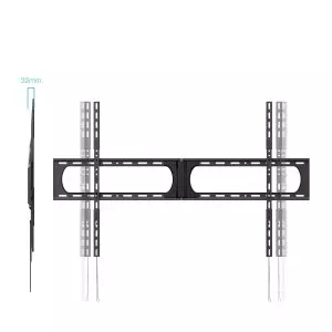 &divide; Soporte de pared fijo tooq lp37140f-b pantalla 37-140" max. 125kg vesa max. 1200x800 negro