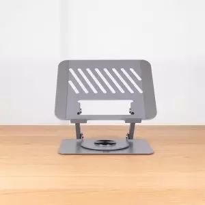 &divide; Soporte de portatil tooq ph-dafne-g elevador rotacion 360? de 11" a 17" pleable gris oscuro