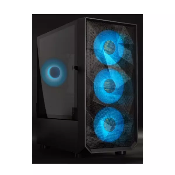 &divide; Caja microatx gaming tooq tqgcc901-b "seizure" negra micro atx/mini itx ventala lateral con bisagra