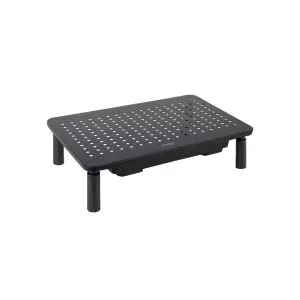 &divide; Soporte elevador para monitor tqmr081 con cajon regulable hasta 140mm max. 20kg color negro