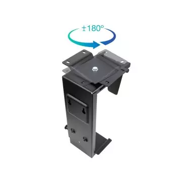 &divide; Soporte de cpu suspendido tooq tqmud01 ajustable para equipos de 300-533mm alto 88-203mm ancho max 1