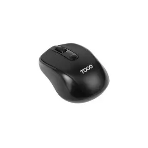 &divide; Mouse tooq wireless tqmw-1103-b sensor optico 1600 dpi 4 botones negro 2x aaa