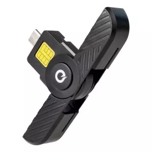 &divide; Lector externo de dnie tooq vision tqr-3011b usb-c 2.0 dnie 4.0 negro