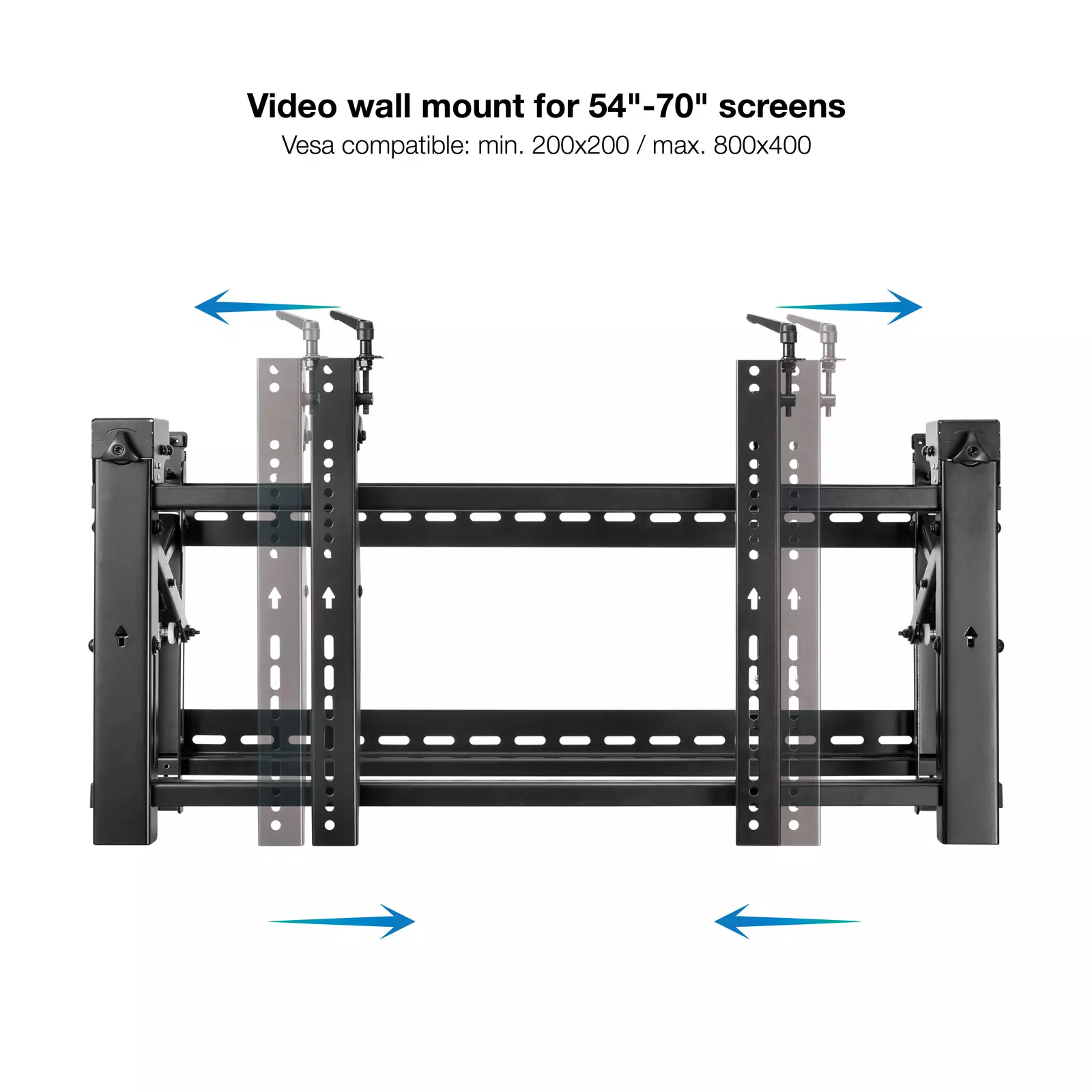 &divide; Soporte de pared orientable tooq tqvw5470t para pantallas 54" a 70" video wall 6 puntos de regulacio