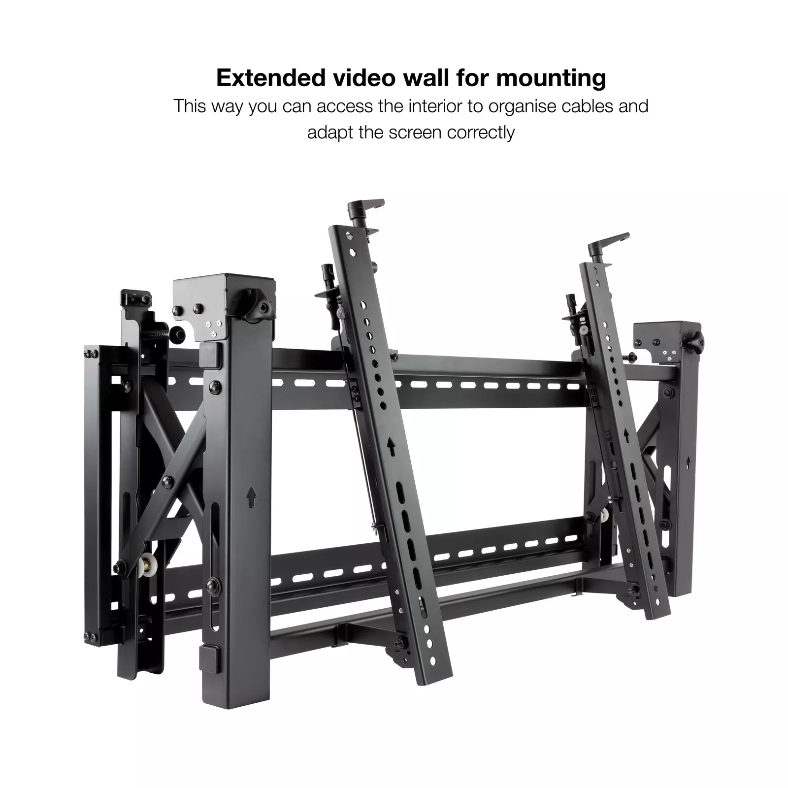 &divide; Soporte de pared orientable tooq tqvw5470t para pantallas 54" a 70" video wall 6 puntos de regulacio