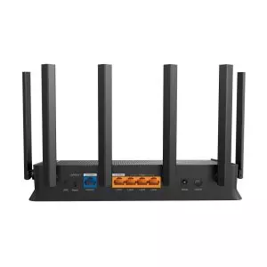 &divide; Router wifi 7 tp-link archer be400 be6500 1x2.5g-wan 1x2.5g-lan 3x1g-lan 1xusb3.0 mlo 6xantenas