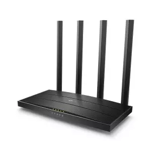&divide; Router wifi dualband tp-link archer c6 ac1200 300mb en 2,4ghz y 867mb en 5ghz 5p giga 4 antenas fija
