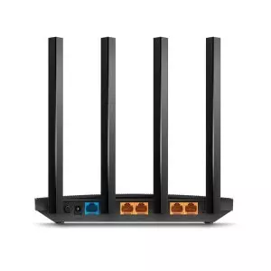 &divide; Router wifi dualband tp-link archer c6 ac1200 300mb en 2,4ghz y 867mb en 5ghz 5p giga 4 antenas fija