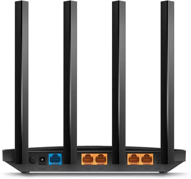 &divide; Router wifi dual band tp-link archer c80 ac1900 1300mbps 5ghz + 600mps 2.4ghz 5p giga 4 antenas iptv